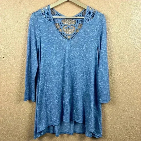 CHELSEA & VIOLET ANTHROPOLOGIE LACE BLOUSE SIZE MEDIUM - Picture 1 of 6